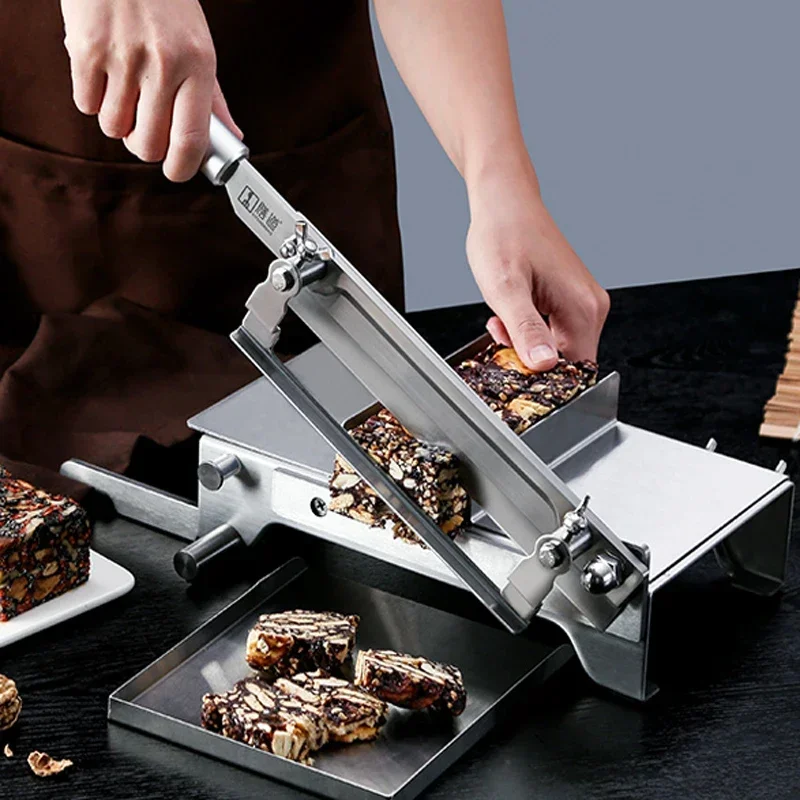 Ejiao-Trancheuse à Viande Multifonction en Acier Inoxydable, Coupe-Bonbons, Coupe-Pâtisserie, Trancheuse de Légumes et de Fruits