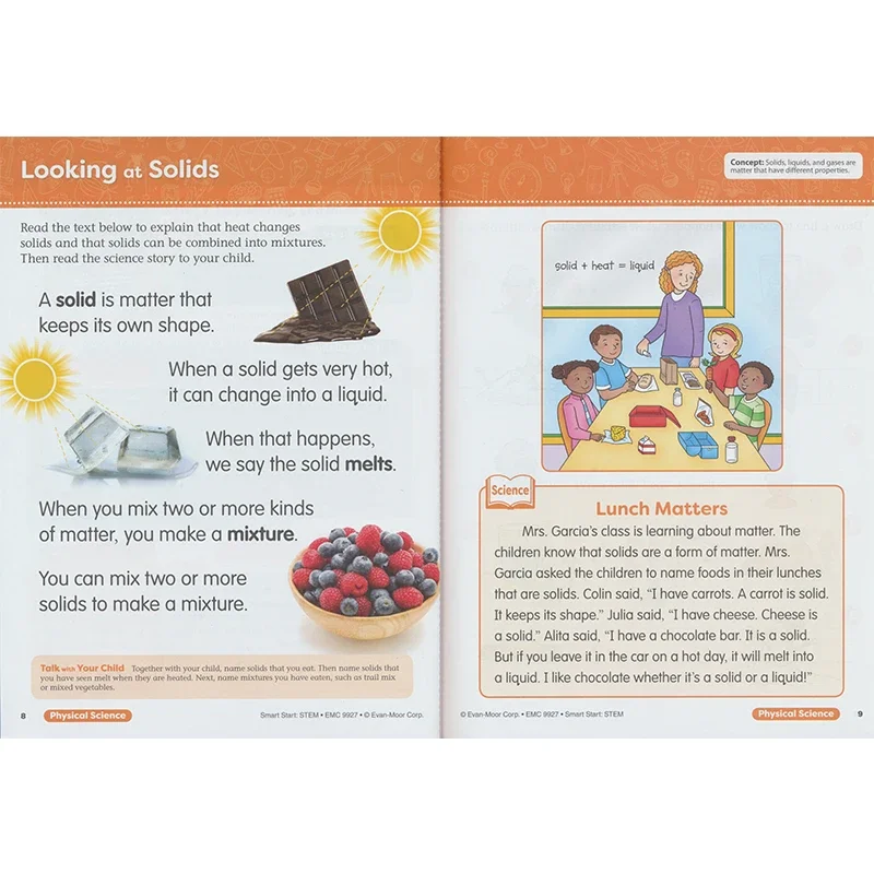 Evan-Moor Smart Start Stem, Grade 1: Science Technology Engineering Mathematics,aged 5 6 7 8, English book 9781629385419