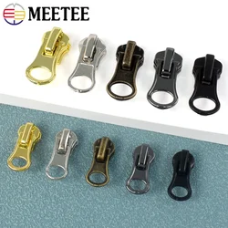 5/10/20Pcs 3# 5# 8# Zipper Sliders For Metal Zippers Bag Zip Puller Head Closure Zips Repair Kit DIY Garment Sewing Accessories