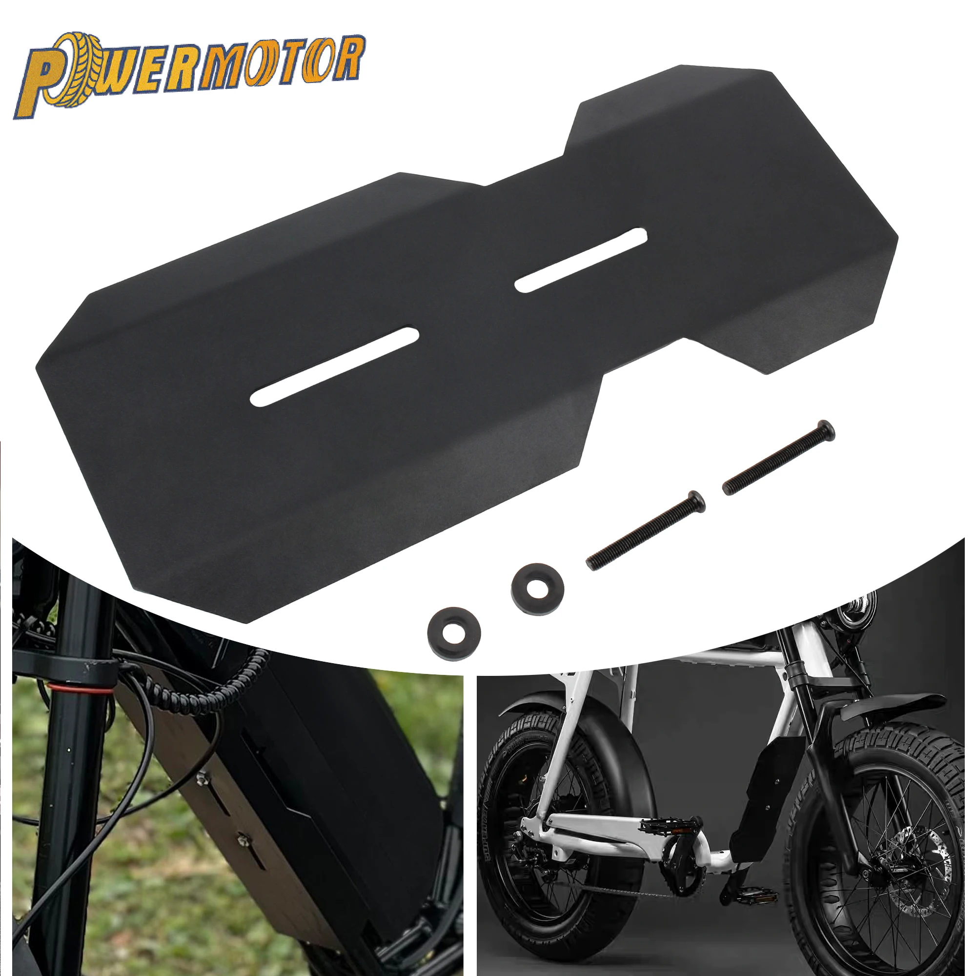 For Super 73 Super73 RX S1 S2 Ebike Ridstar Q20 Motorcycle Middle Mudguard Black Mud Guard Dirt Pit Bike Retrofit Accessories