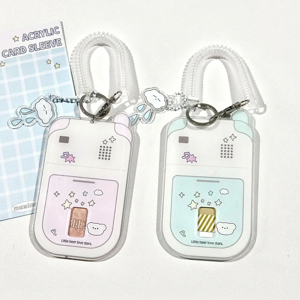 Cute Card Display Holder Versatile Mini Phone Card Holder Mini Camera Card Holder Fresh For Id Documents Decorative Pendant