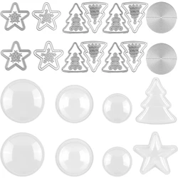 Bundle Deals 3D Dimensional Shaker Domes Shaker Tree Star Circle Shaker Window Blister for DIY Interactive Shaker Card Project