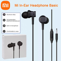Xiaomi Piston 3 Earphone In-ear 3.5mm Headset Wired Stereo Earbuds With Mic For Mi 10 Lite CC9 E Redmi 8A K30 Pro Samsung Huawei