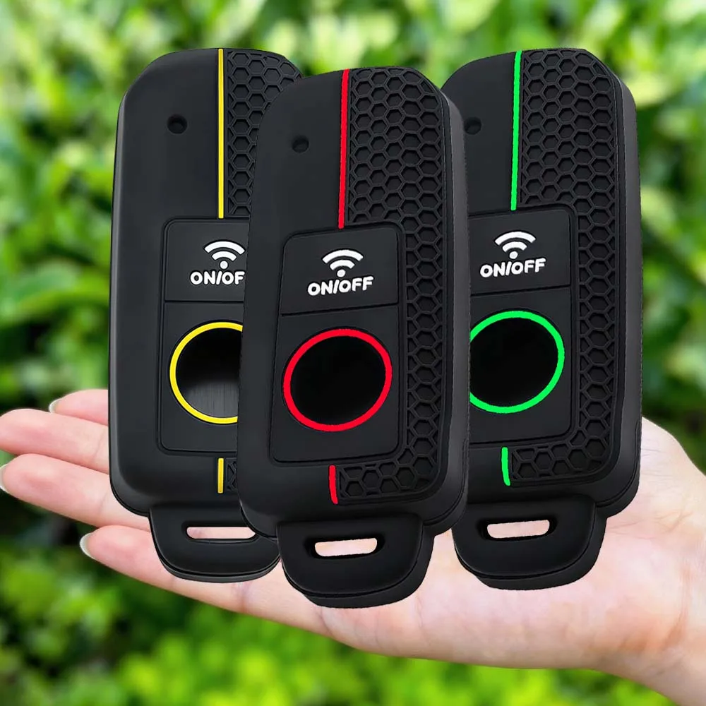 Silicone Key Case Cover Fob for YAMAHA XMAX XMAX300 NVX NVX155 AEROX JAUNS QBIX TMAX530 TMAX560 ID49 Motorcycle Accessories