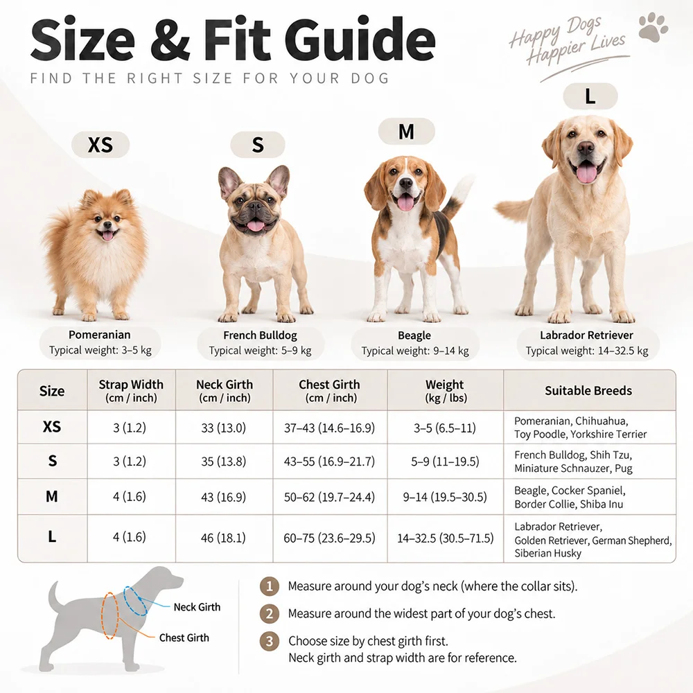 Saddle Style Dog Harness, Breathable Padding, Anti-Pull Handle, Plastic Quick Buckle, Fits Small to Large Dogs