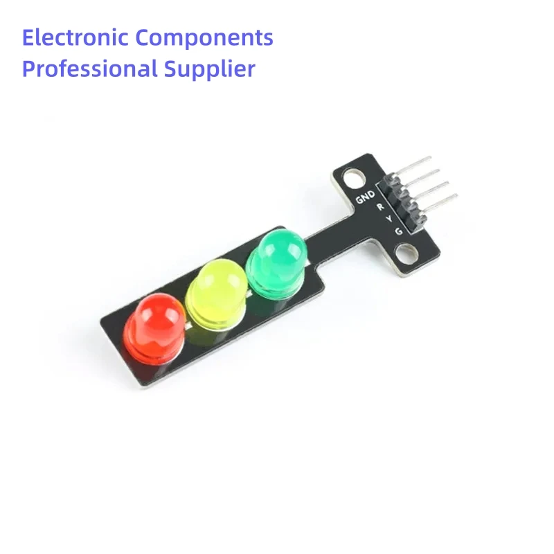 10pcs/1pc Mini 5V Traffic Light LED Display Module for Arduino Red Yellow Green F5 5mm LED RGB -Traffic Light DIY Electronic Kit