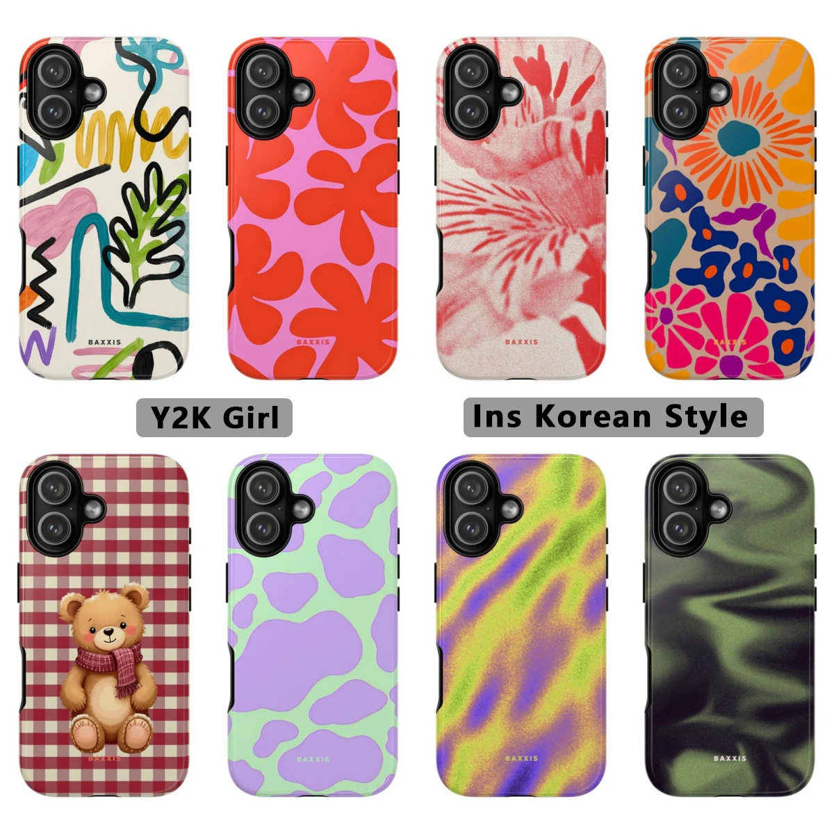 Clmj Ölgemälde-Kunst Handyhülle für iPhone 17 16e 16 15 14 13 12 11 X XS XR 7 8 Air Pro Max Plus Luxuriöse Doppelschicht-Rückabdeckung