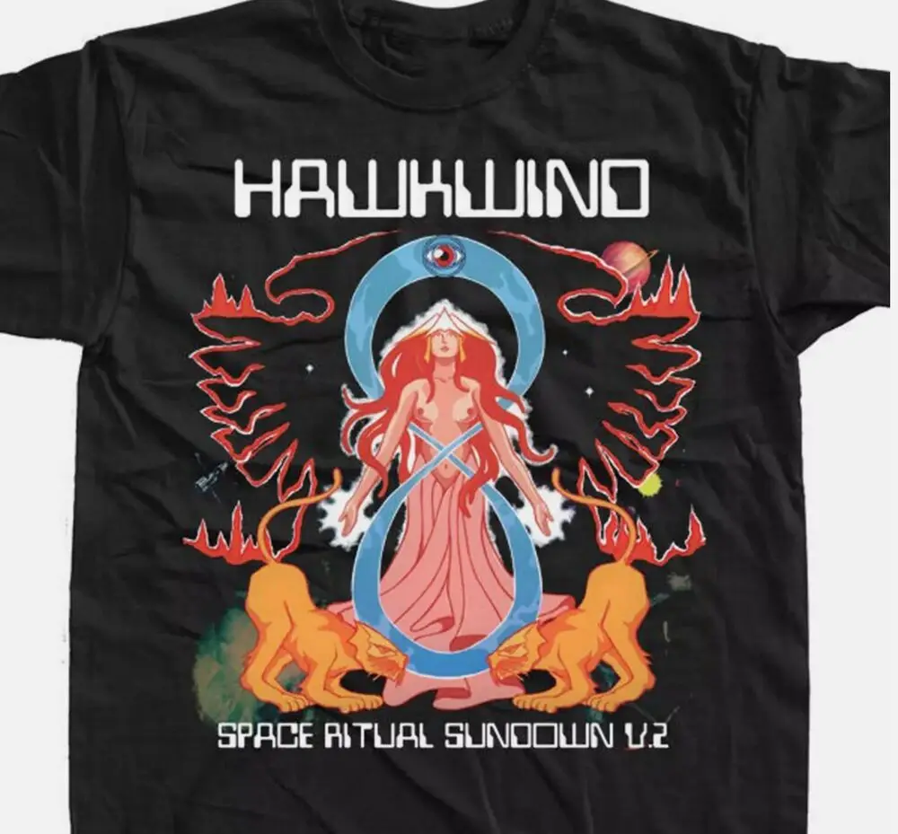 Hawkwind Space Ritual T-shirt Black All size Shirt