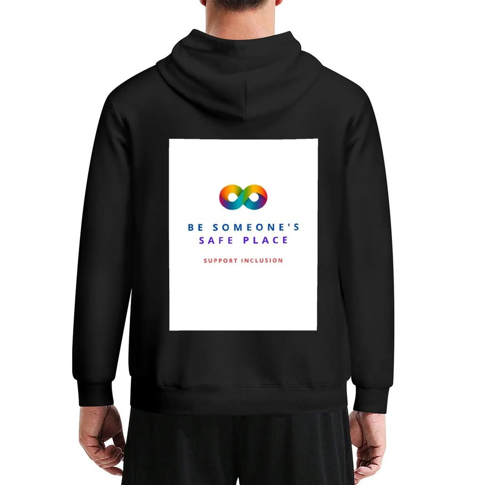 

support inclusion Hoodie mens clothing japanese style men's clothing men's sweat-shirt set mens hoodie