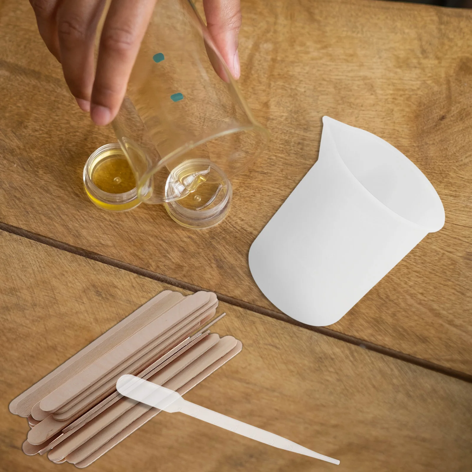 

5 Measuring Mixing Dispensing Stirring Stick Silicone Cups For Resin Silicone Jewelry Making Supplies Resin Crafts Tools
