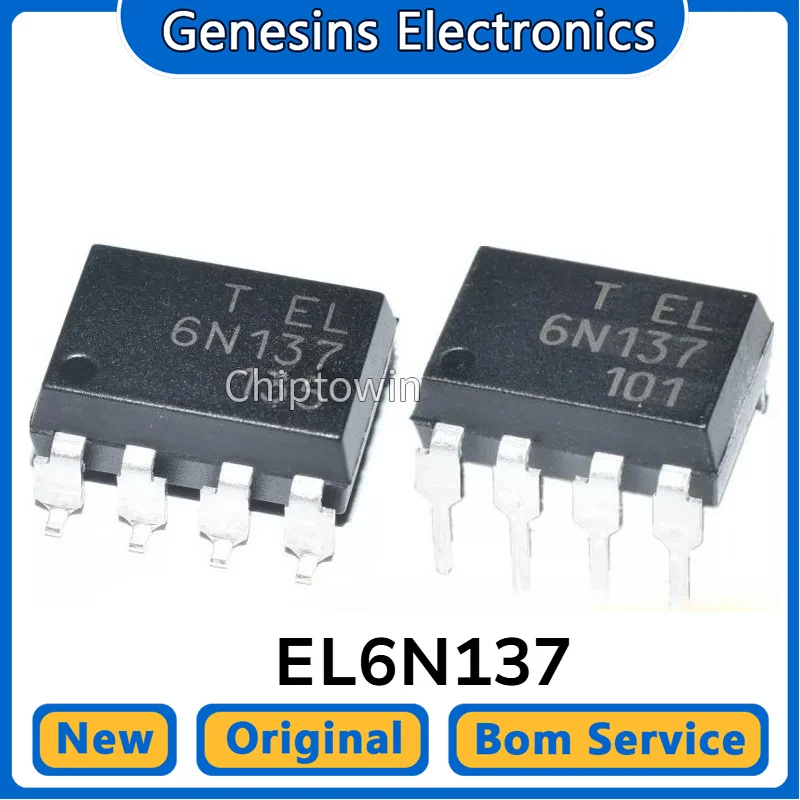 5/50/500 pcs Original EL6N137S 6N137 logic output/optocoupler SOP-8 EL6N137S-TA WN7