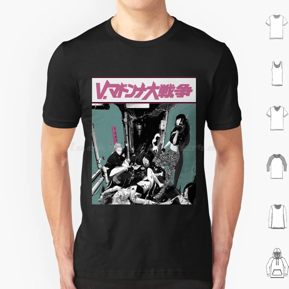 Vaporwave Urban Style T Shirt 6xl Cotton Cool Tee Cyborg Girls Glitch Vaporwave Japanese Hipster Future Fashion Urban Style