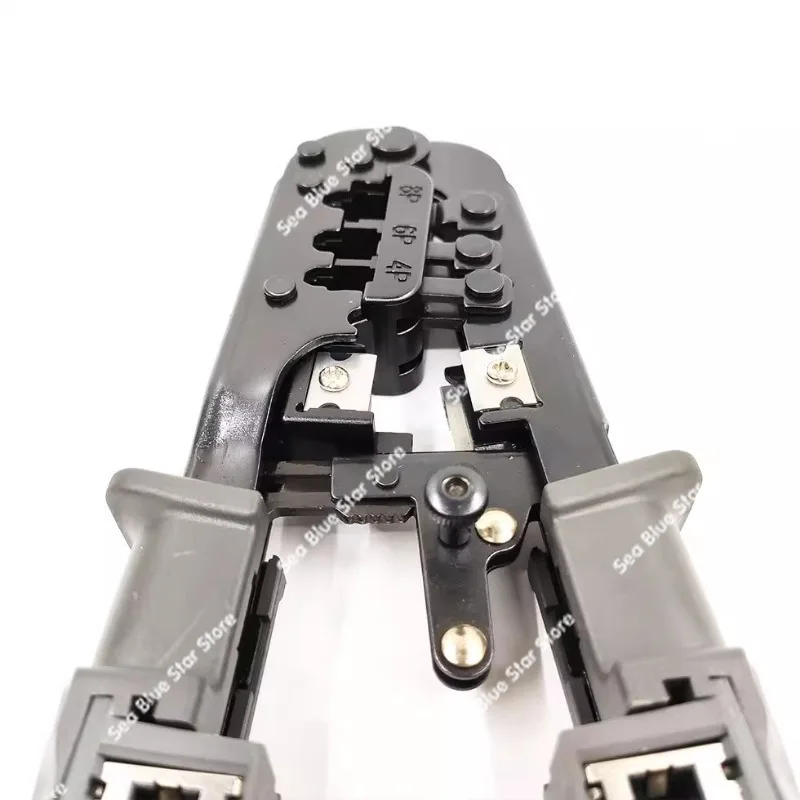 network cable telephone cable interruption tool crystal head crimping pliers Three-purpose multi-function network cable pliers