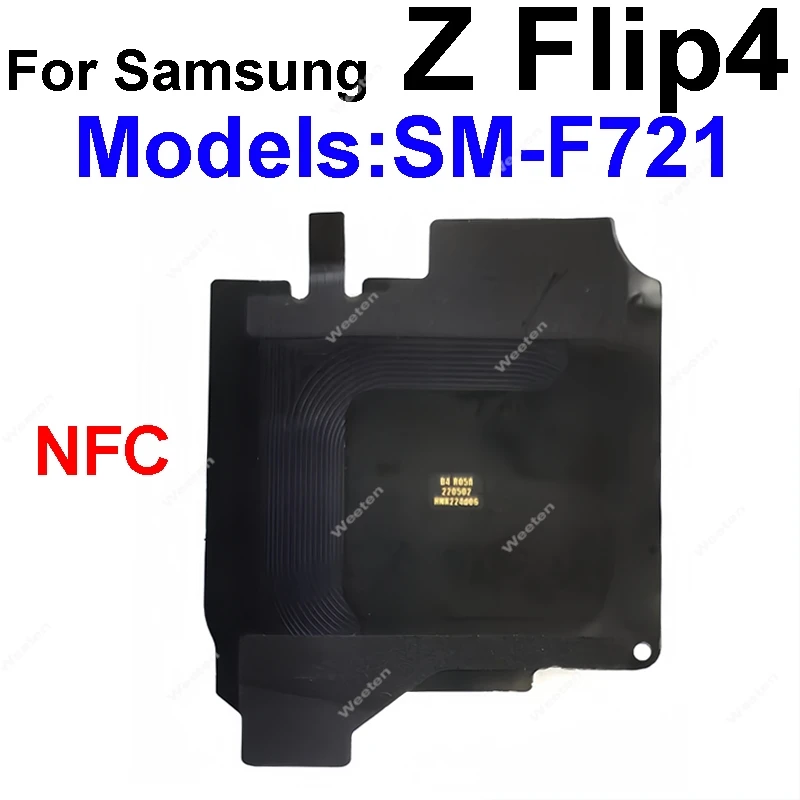 NFC Bezprzewodowe Ładowanie dla Samsung Z Flip1 2 3 4 5 Z Fold 1 2 3 4 Moduł Cewki Indukcyjnej Bezprzewodowego Ładowania z NFC Części Zamienne do Naprawy — zdjęcie produktu 4