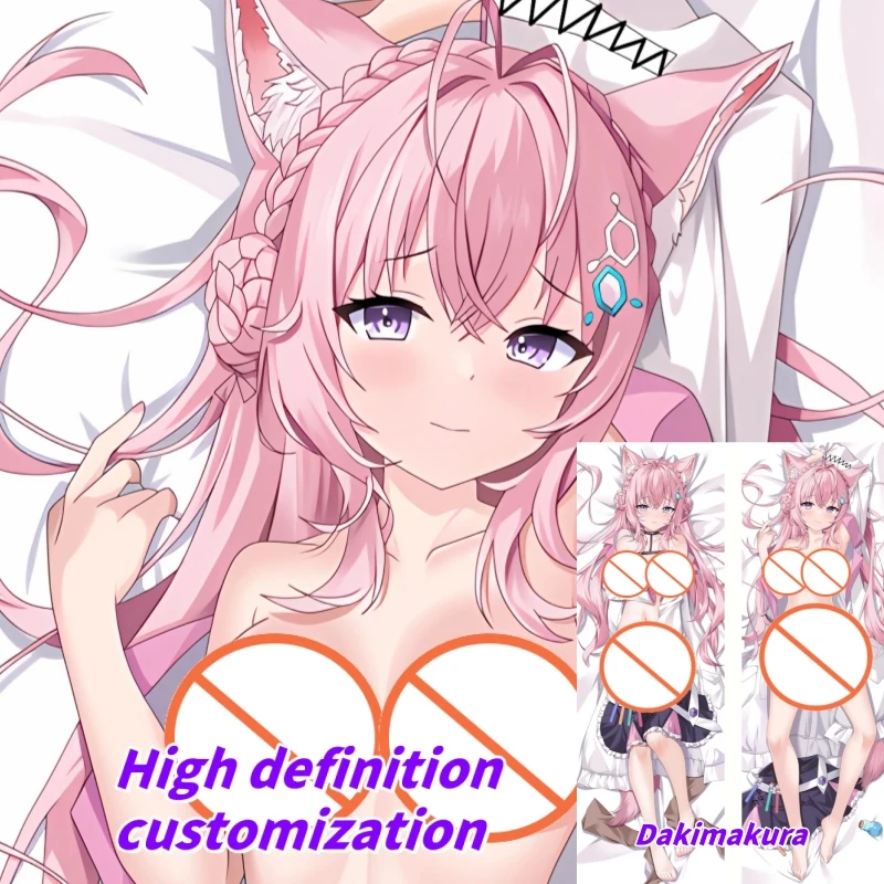 

Dakimakura Anime Pillow Case vtuber Hakui Koyori Double-sided Print Of Life-size Body Pillowcase Gifts