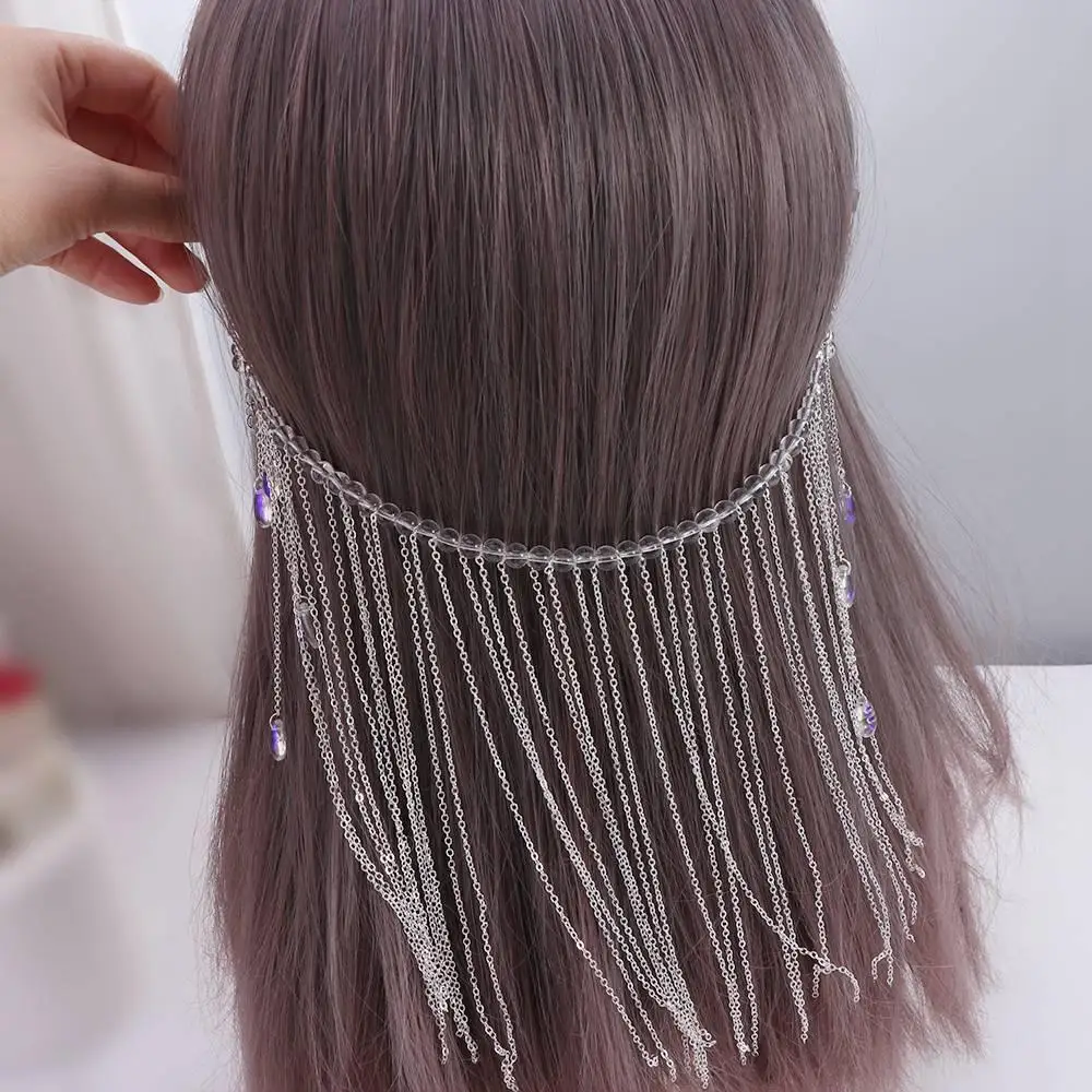 얼굴 장식 고급 얼굴 베일 긴 술 고대 스타일 가장 무도회 마스크, 슈퍼 요정 나라 수제 댄스 마스크, 소녀 중국 결혼식