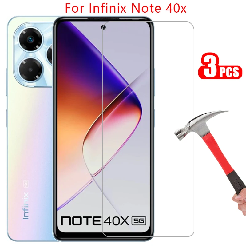 tempered glass for infinix note 40x 5g phone case on infinity note40x not 40 x x40 back cover 360 ifinix infini infinx infix