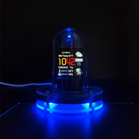 Bitcoin Nixie Tube Clock Tube Alarm Clock With Colorful RGB Lights And WIFI Weather Station DIY Album And GIF Animations