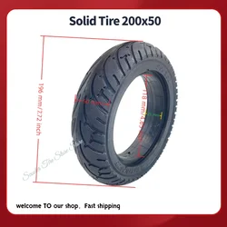 8 Inch Electric Scooter Solid Tire 200x50 Tubeless Wheel 8X2T for Speedway Mini 4 pro Hoverboard - Durable Scooter Tyre