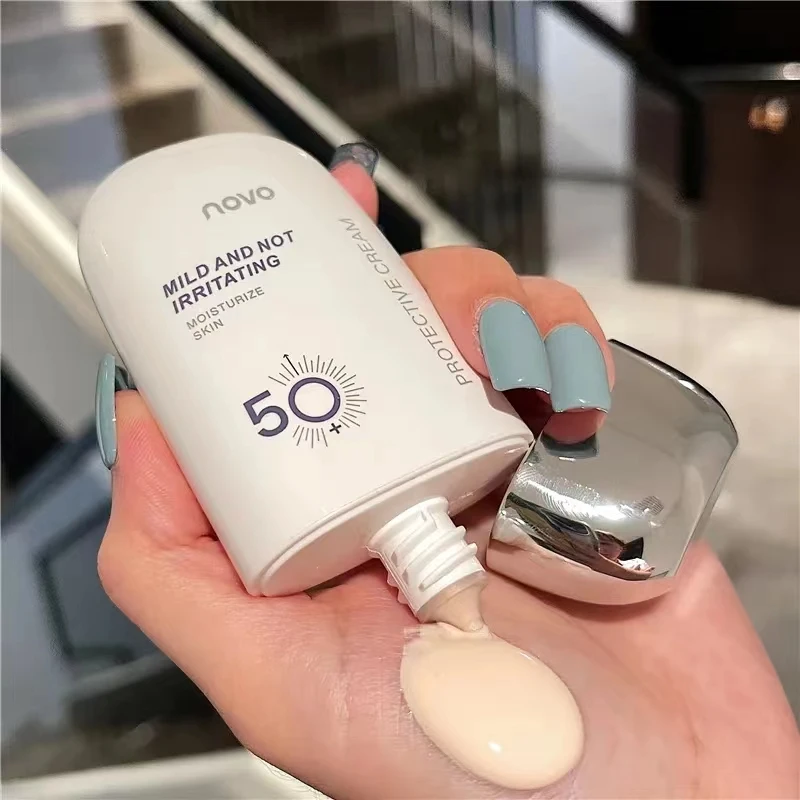 Novo Isolation and Protection Milk 2-in-1 UV Protection, Waterproof, Sweating Proof, Facial and Body Whitening Sunscreen SPF50