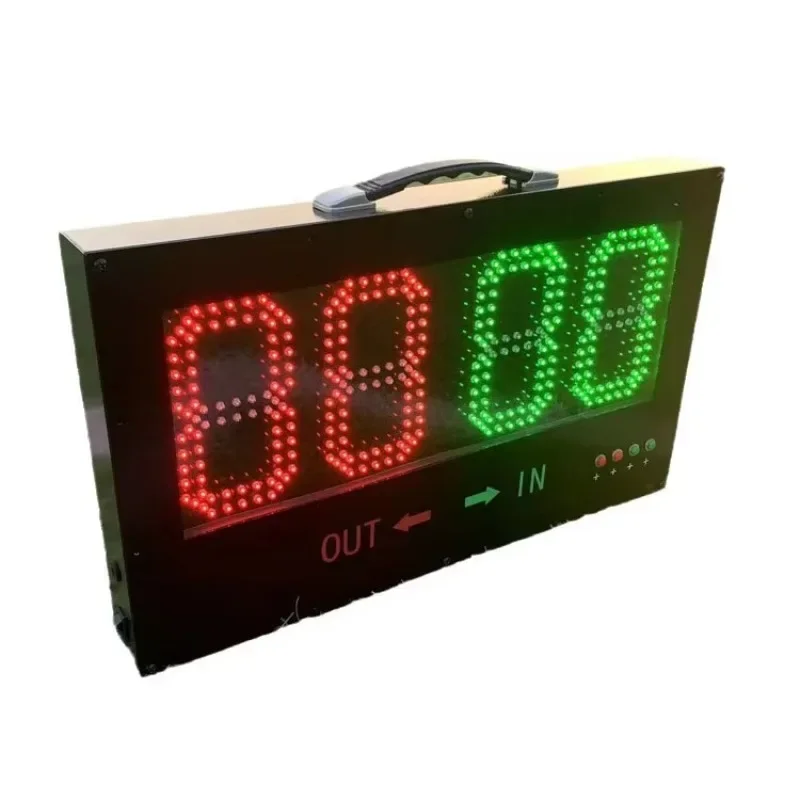 

Single-sided non-double-sided manual control electronic portable football alternative board display