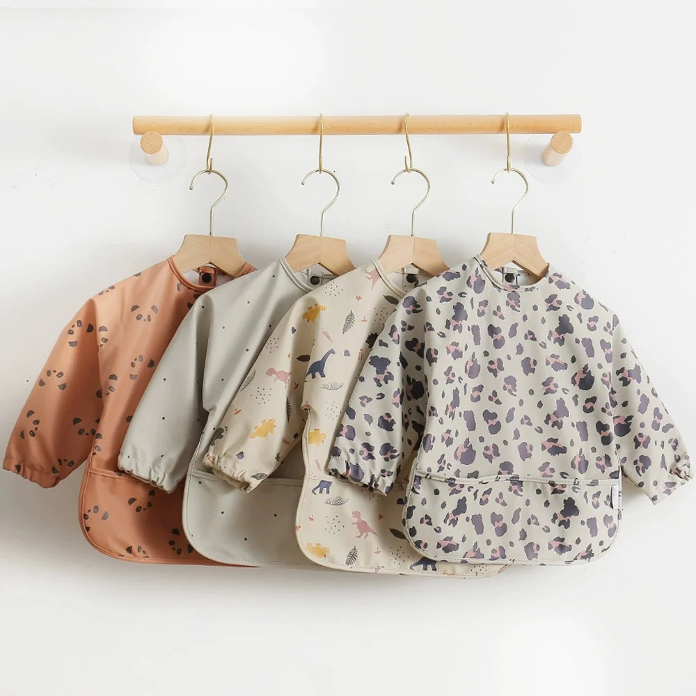 

2026 Baby Denmark Waterproof Reverse dressing Bib Animal Bib Water Towel Baby Cotton Bib Waterproof Cotton Bib for Children Gift