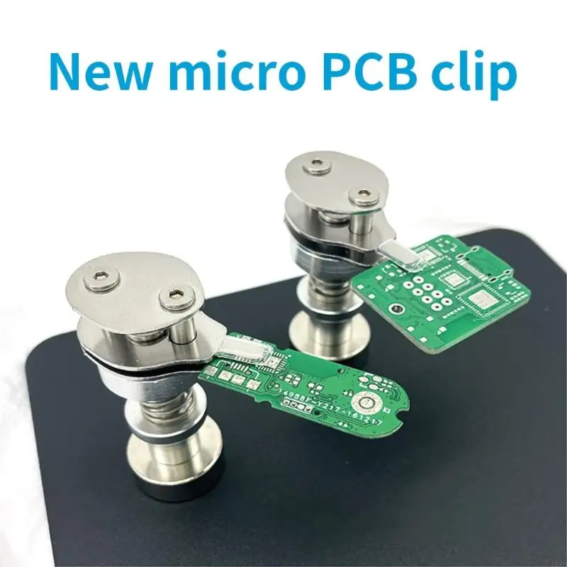 

Motherboard Fixing Clip Spring Clamp Welding Small PCB Clip Easy to Use 448A