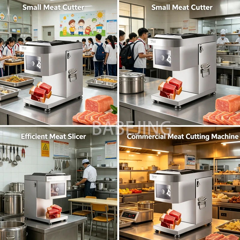 Fully Automatic Electric Meat Cutter Desktop Stainless Steel Shredder for Beef Bean Skin Kelp Home Kitchen Appliance