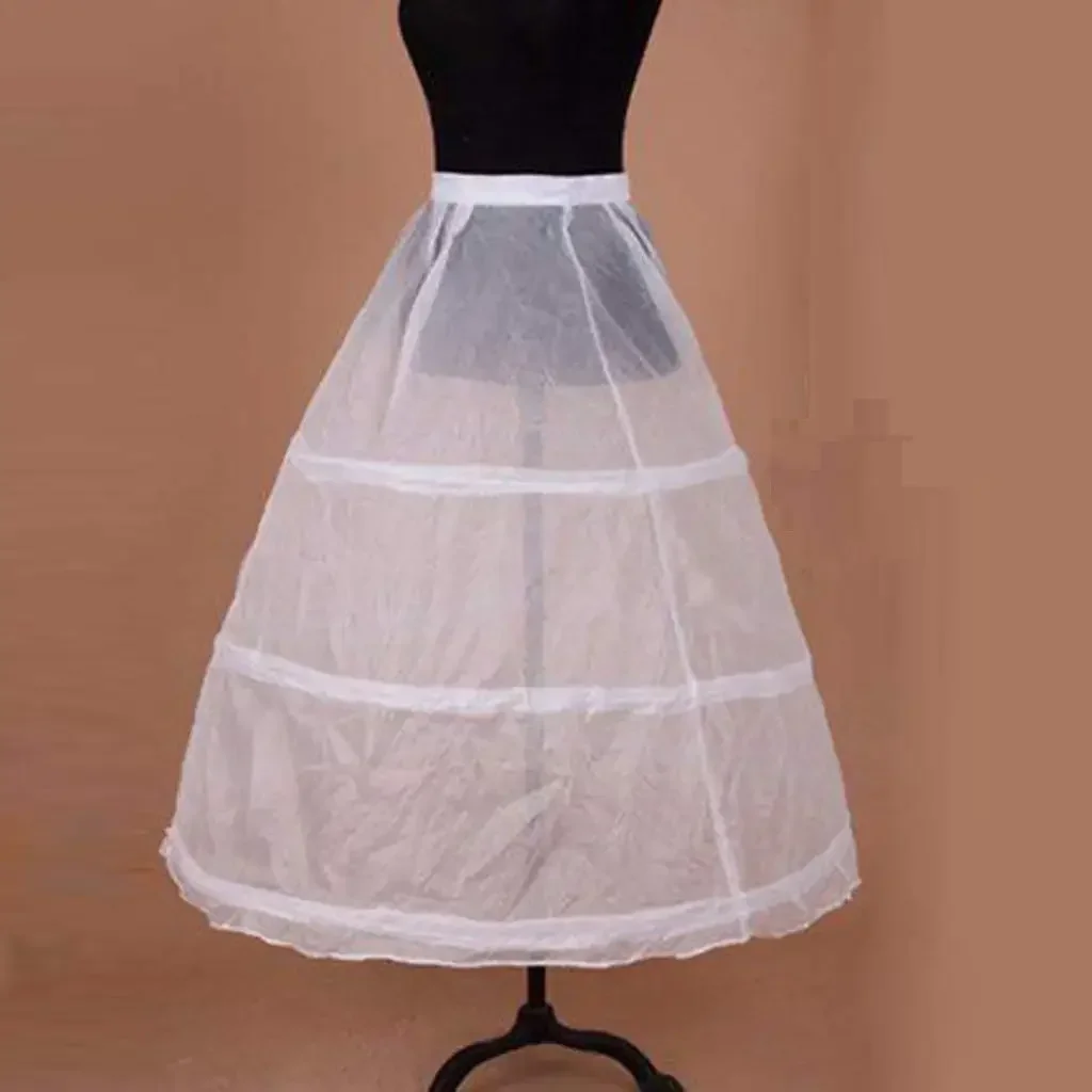 White Petticoat Fashion Princess Women Dress Hoop Gothic Petticoat Women's Dress Summer Dresses