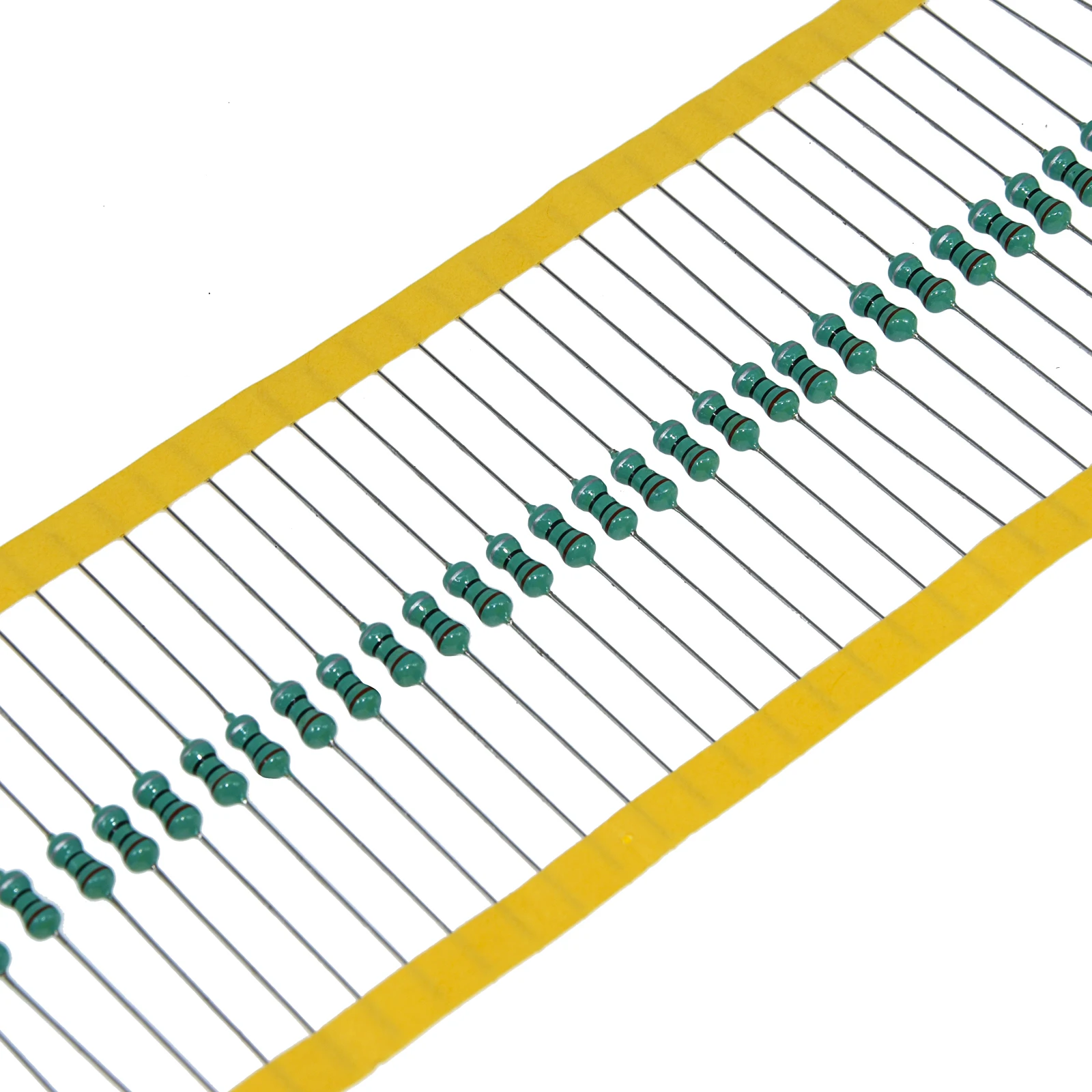 100PCS 2W Metal Film Resistor Resistance 1% 0.1R 0.22R 0.33R 0.5R 47K 120K 10R 100R 100K 3.3R 33K 220R 62K 82R 8.2R 68K 470K 1M