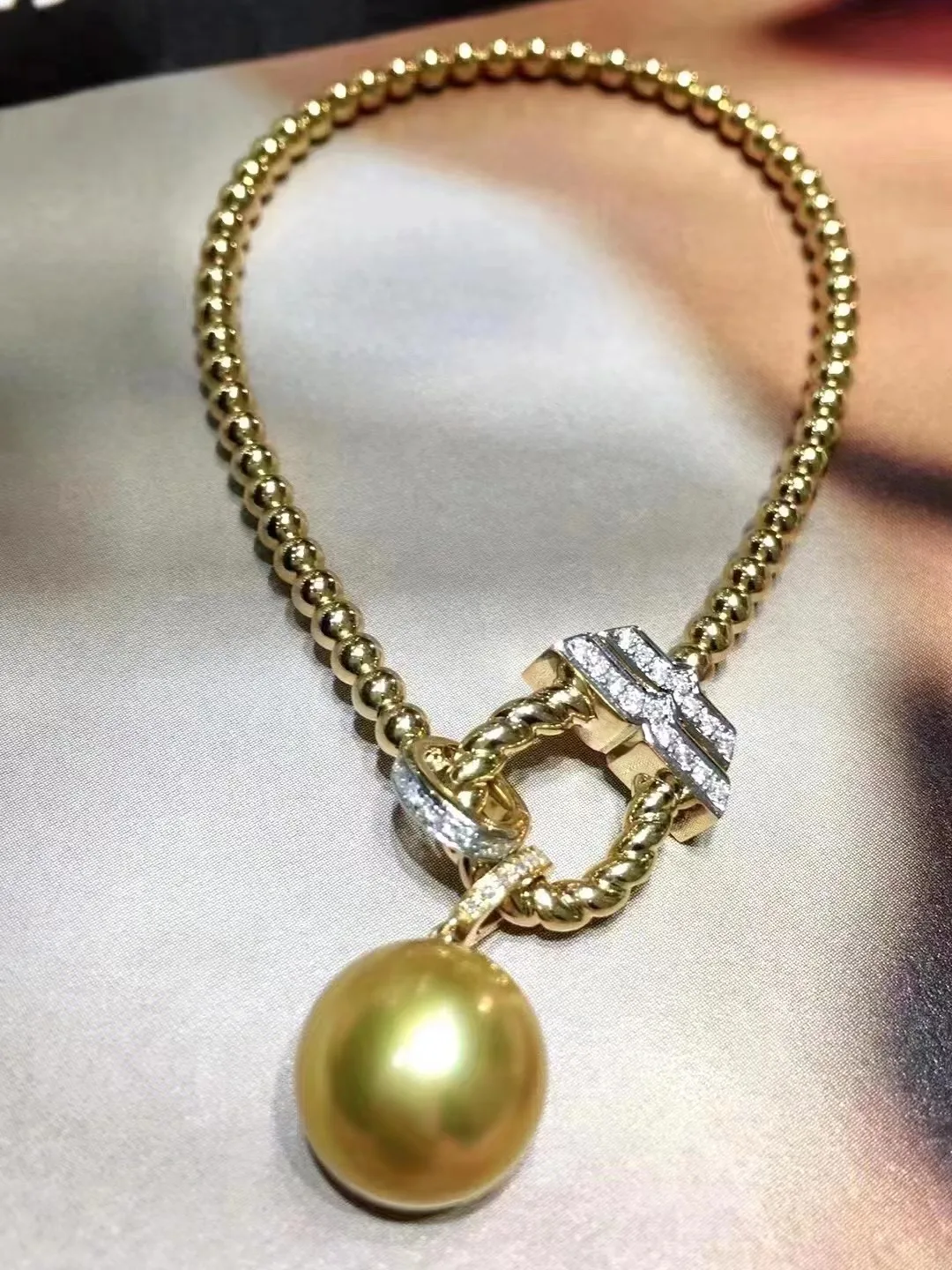 

MJ жемчужные браслеты ювелирные изделия 11-12 мм пресноводный золотой жемчуг браслеты для женщин изящные ювелирные изделия