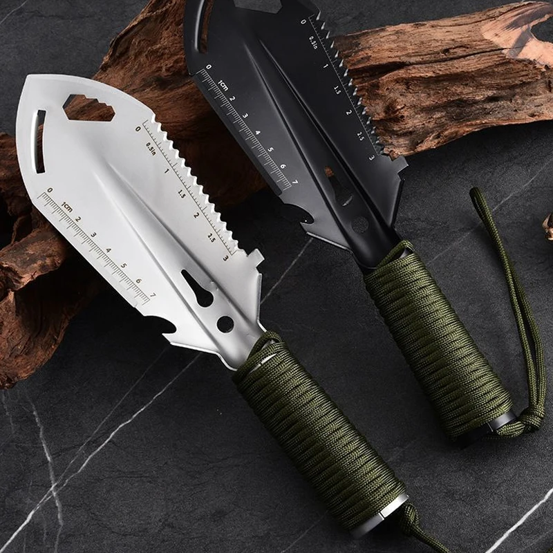 

Outdoor Portable EDC Stainless Steel Multifunctional Tactical Camping Engineer Shovel Car Emergency Tool