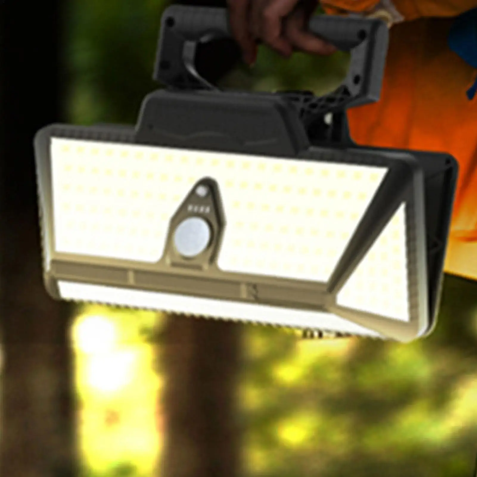 Solar Lights For Outside IP44 Waterproof Sensing Lamp 208 LED Solar Powered Light With 3 Color Modes For House Parking Lot