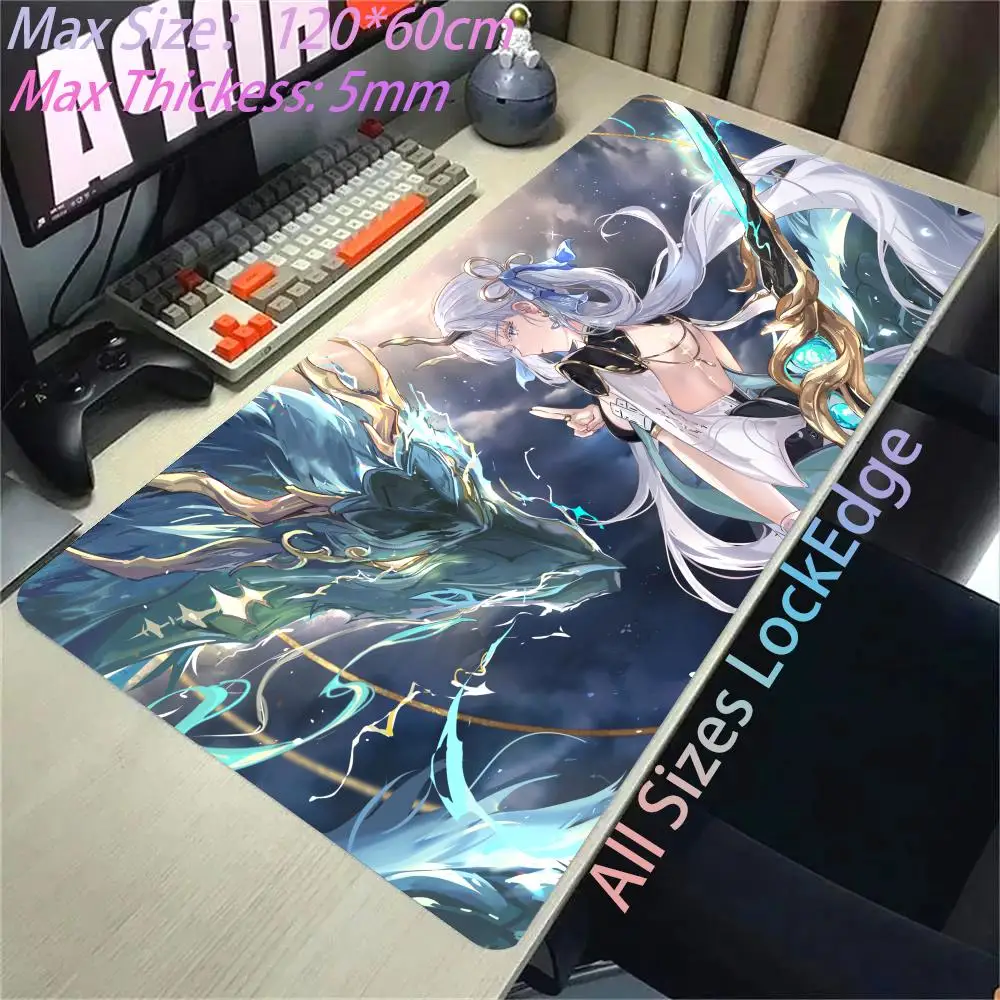 Wuthering Waves Large Mouse Pad PC Computer Game MousePads Desk Keyboard Mats Office Rubber Anti-slip Mouse Mat 1200x600mm