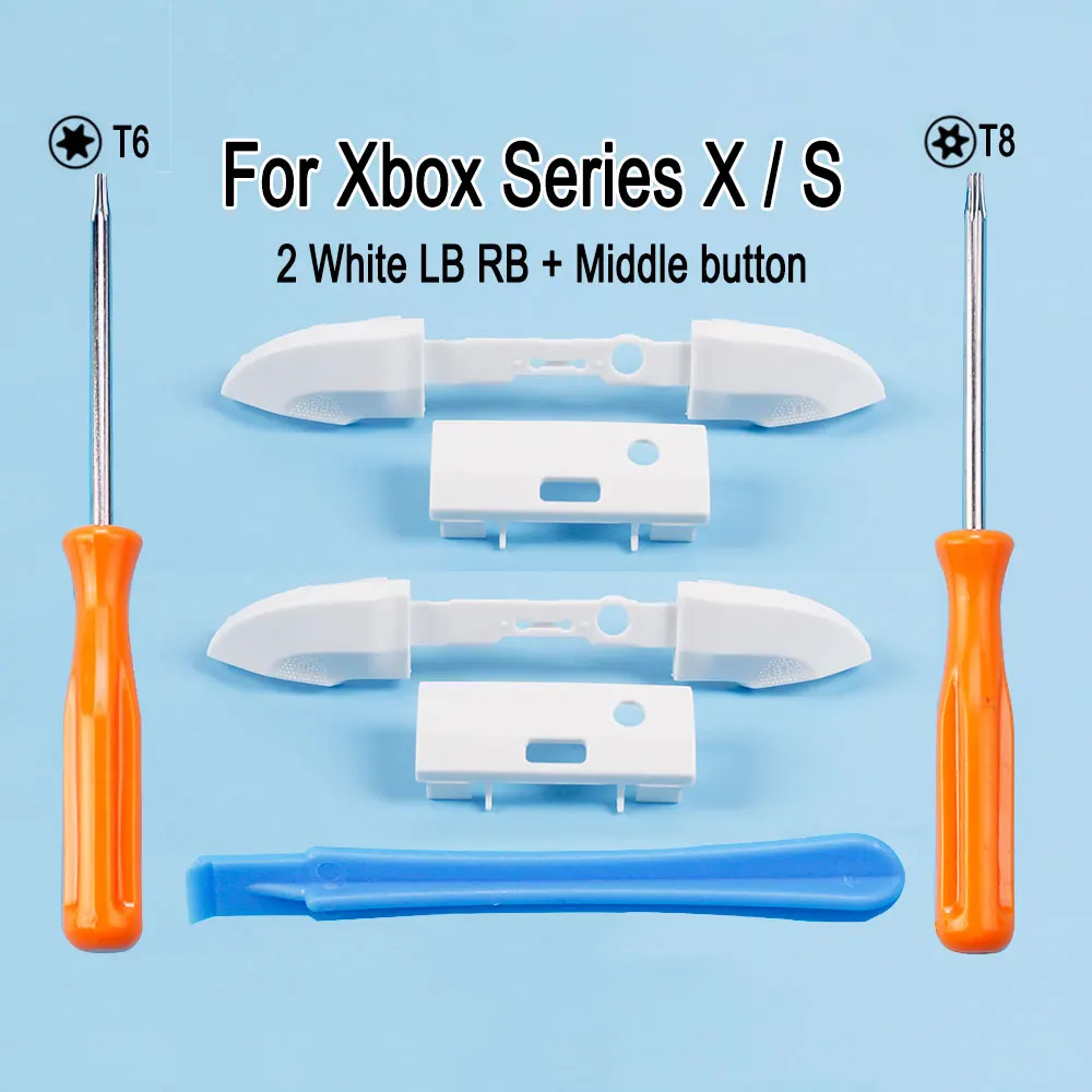 1 Satz rb lb Stoßstange Auslöse knopf mittlere Stangen halterung für Xbox Serie x/s Controller Ersatz Reparatur knopf & Werkzeug teile – Detail 3