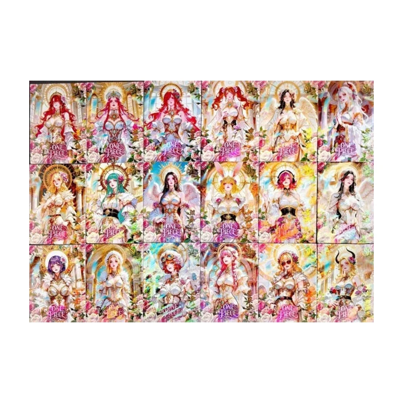 Japanese Anime ONE PIECE UR SSR SR DR Card Sets Characters Boa Hancock Shirahoshi Nico Robin Kalifa Yamato Collectible Cards view 4