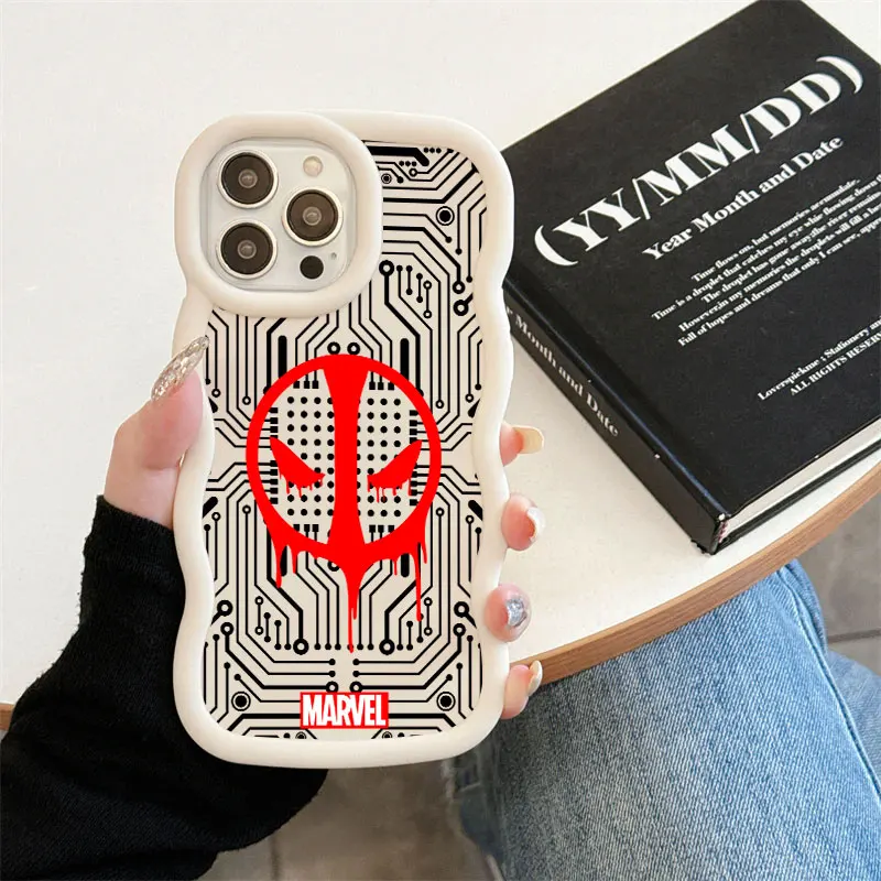 Marvel Deadpool Spider-Man Miles Morales Candy Color Phone Case For iPhone 17 16 15 14 Plus 11 Pro Max 13 12 17Air 17E 16E Cover - view 6