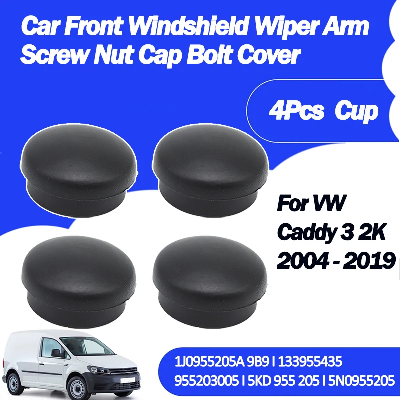 

Front Windscreen Wiper Arm Nut Cap Bolt Rocker Cover For VW Caddy 3 2K 2004 2005 2006 2007 2008 2009 2010 2011 2012 2013 - 2019