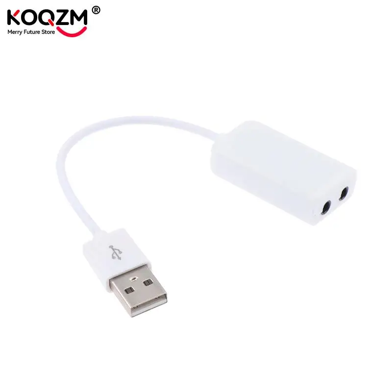 7.1 External USB Sound Card Jack 3.5mm USB Audio Adapter Earphone Micphone Sound Card For Macbook Computer Laptop PC Portable