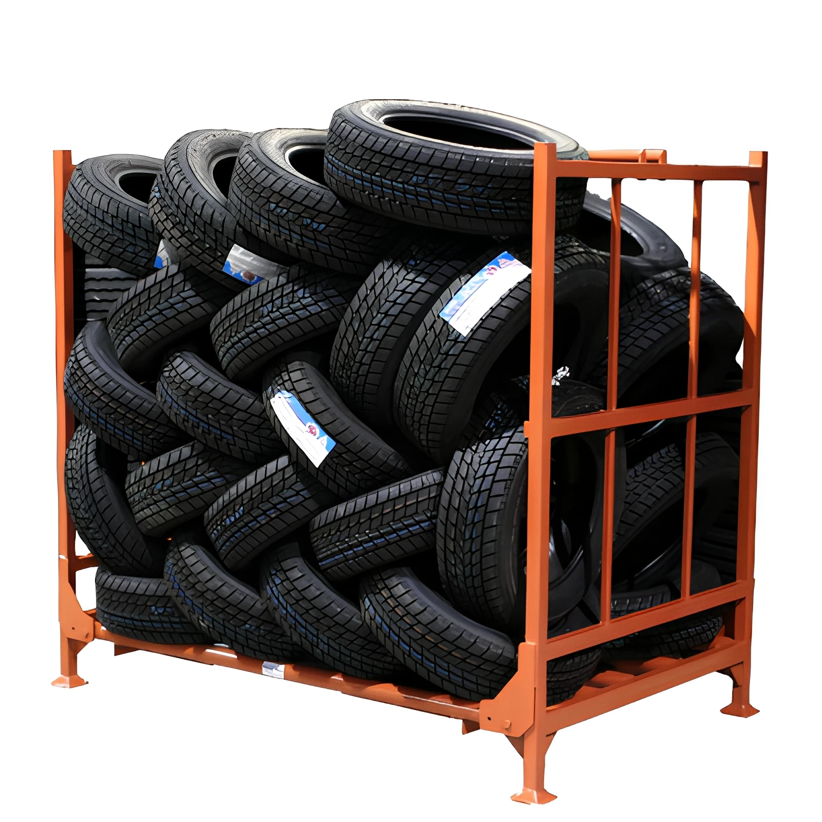 Maximize Every Inch Save 80% Space with 5-Layer Foldable Metal/Steel Design & High-Density Stacking  Protection