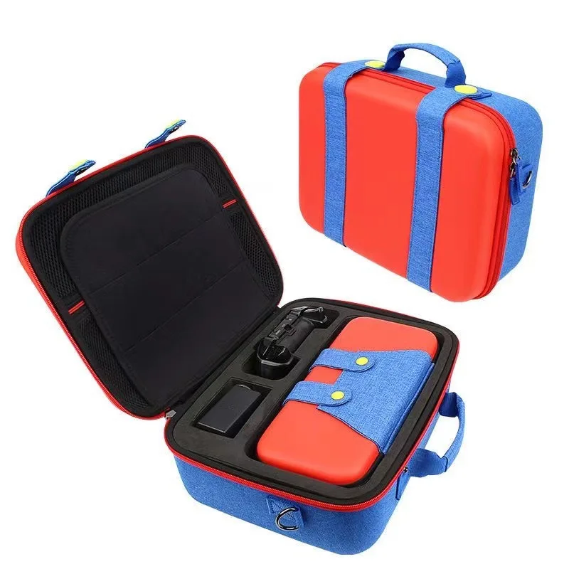 Travel Carrying Case Compatible With Nintendo Switch System,Cute and Deluxe,Protective Hard Shell Carry Bag for  Fans 2in1