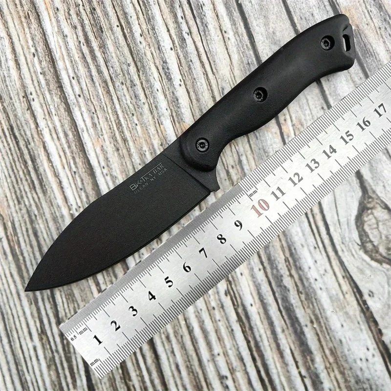 EDC BK19 Becker Harpoon Knife Fixed Blade Knives with Kydex Sheath D2 Blade Nylon Fiber Handle Camping Outdoor Survival Tactical