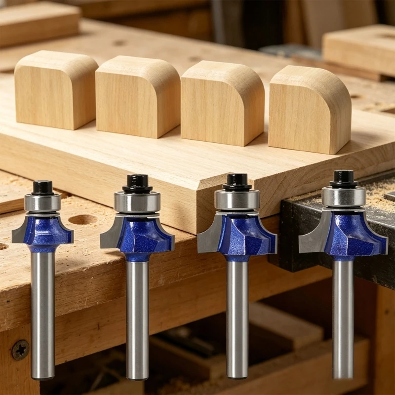 Skillfully produced Woodworking Cutter Set Of 4 With 6mm rod For Fine layouts And Level conclusions high quality