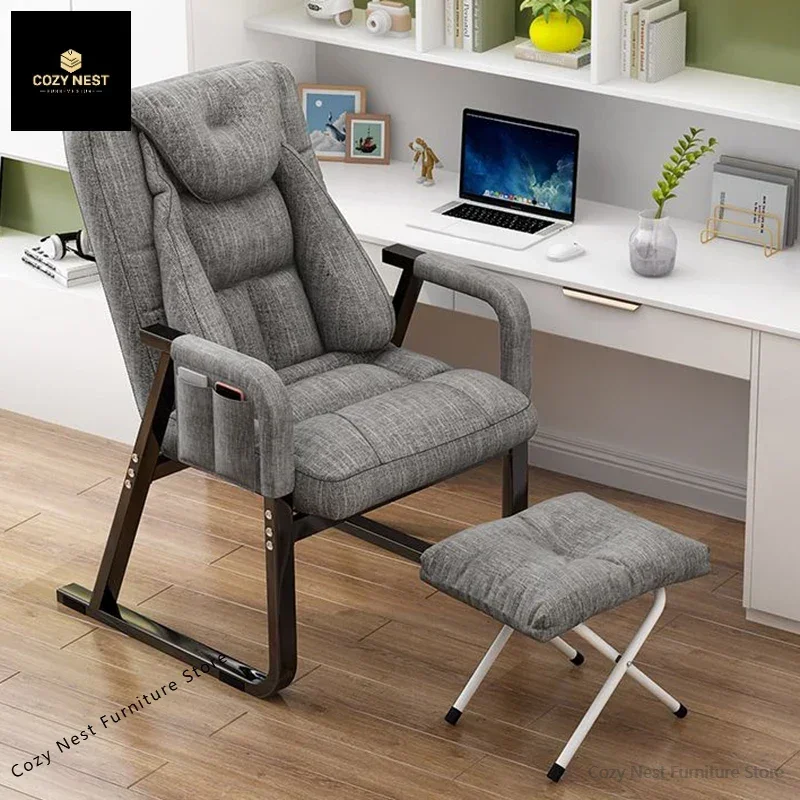 Office Computer  Ergonomic E-sports  Recumbent Lazy So******ch Break Reclining  Lunch Break Desk Backrest