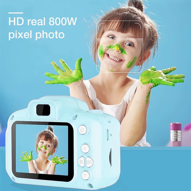 Kids Camera Digital Mini Camera Take Pictures Video Camera Toys Mini Cam Color Display Children Birthday Gift Kids Toys for Kids