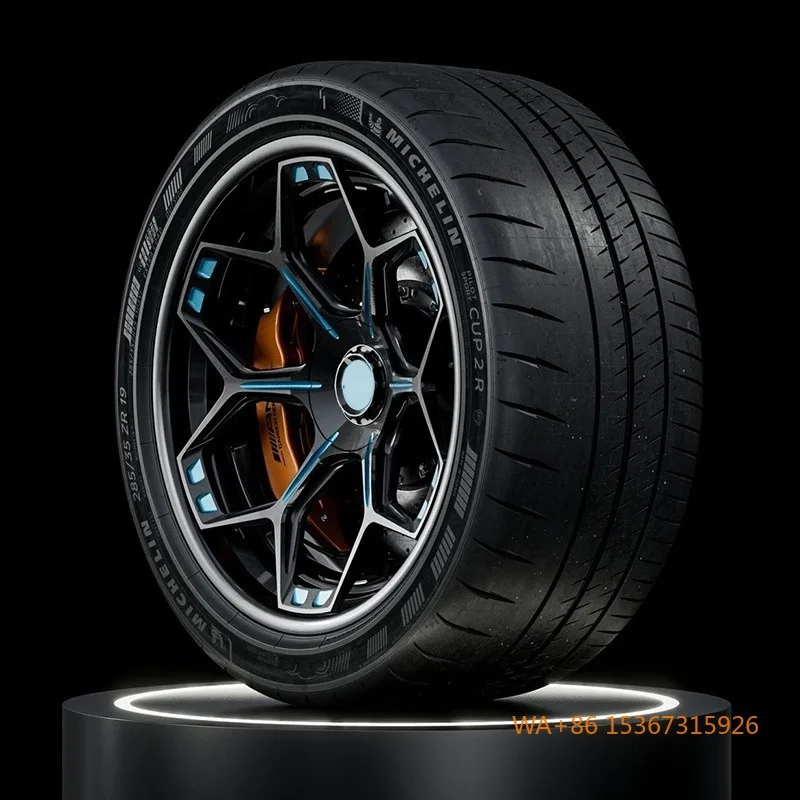 

19-26-дюймовые двухсоставные кованые диски из сплава 6061-T6 для высокопроизводительных люксовых спортивных автомобилей