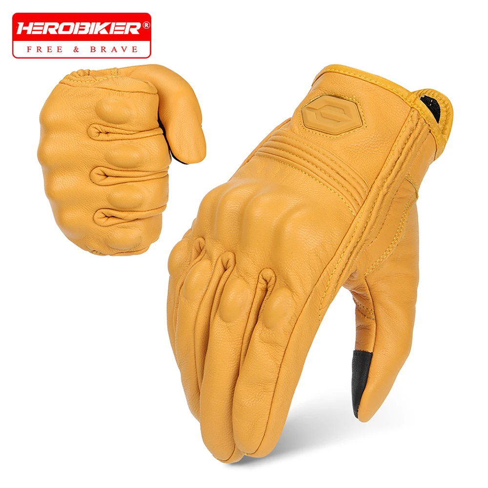 Horse Riding Glove - Motorradhandschuhe Motocross-Reithandschuhe Herren Damen Motorrad-Leder-Fahrradhandschuhe Motorradausrüstung