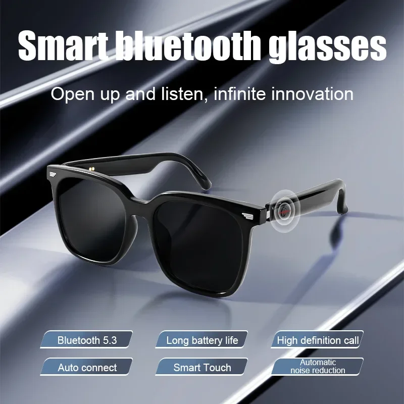 Smart Glasses GS01 Bluetooth Eyewear Music Calls Driving Navigation UV Protection Polarized Comfortable Wear