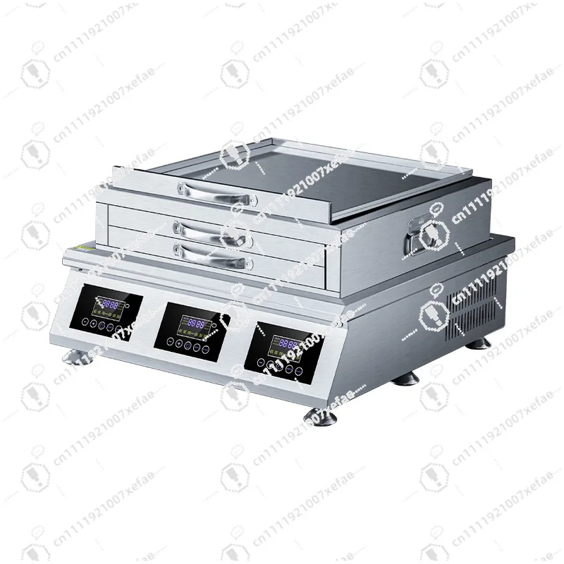 8000W Commercial Electric Steamer Stainless Steel Tabletop is suitable for restaurant hotel home kitchen equipment