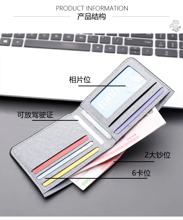 Godzillas Anime Folding Wallet Adult Fashion Printed Coin Purse Card Holder Boy New Moneybag Cartoon Casual Simple Wallets Gifts view 2